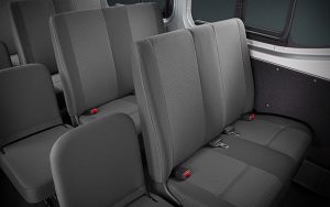 Nissan NV350 backseats I Rent-A-Car Palawan