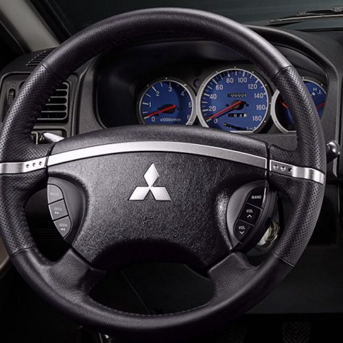 Mitsubishi Adventure's Dashboard and Wheel | Rent-A-Car Palawan
