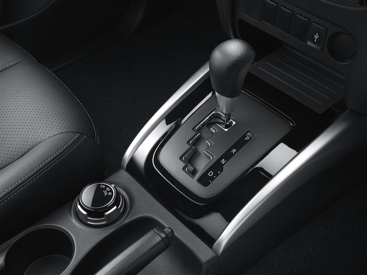 The Mitsubishi Strada Has An Automatic Transmission With Semi-Manual Gearing | Rent A Car Palawan