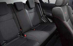 Swift Sport Feature Rear- Seats I Rent-A-Car Palawan