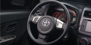 toyota-wigo-steering-wheel | Rent-A-Car Palawan